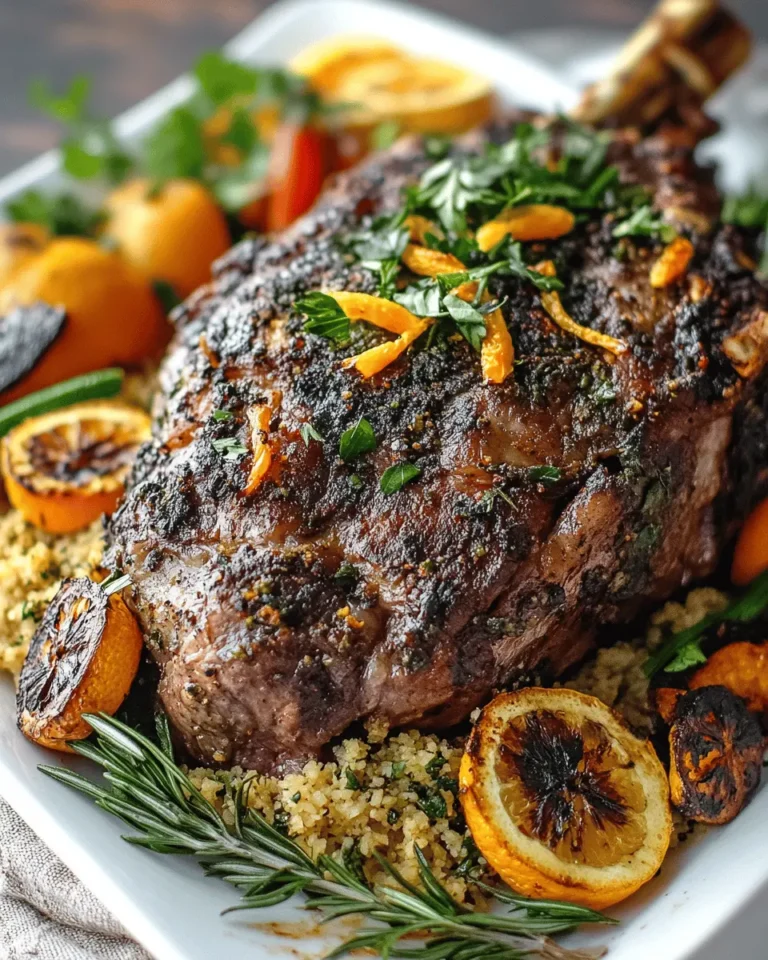 Moroccan Spiced Leg of Lamb First Image First Image
