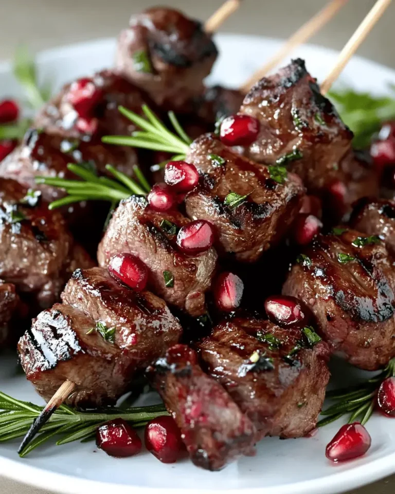 Pomegranate & Rosemary Lamb Skewers First Image First Image