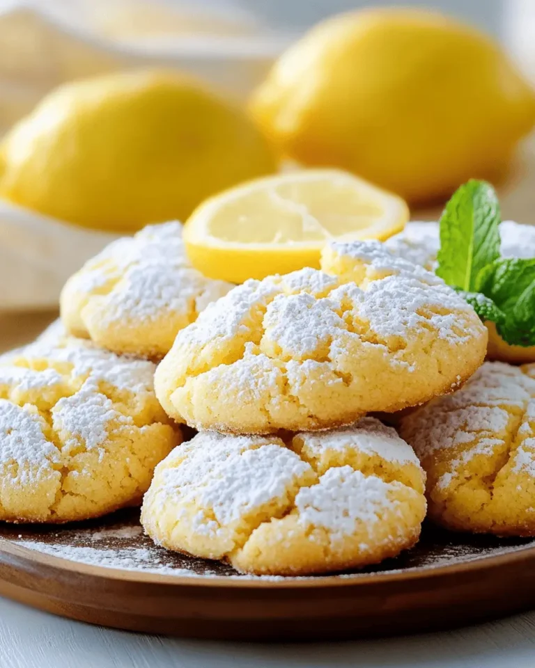 Lemon Cookies First Image First Image