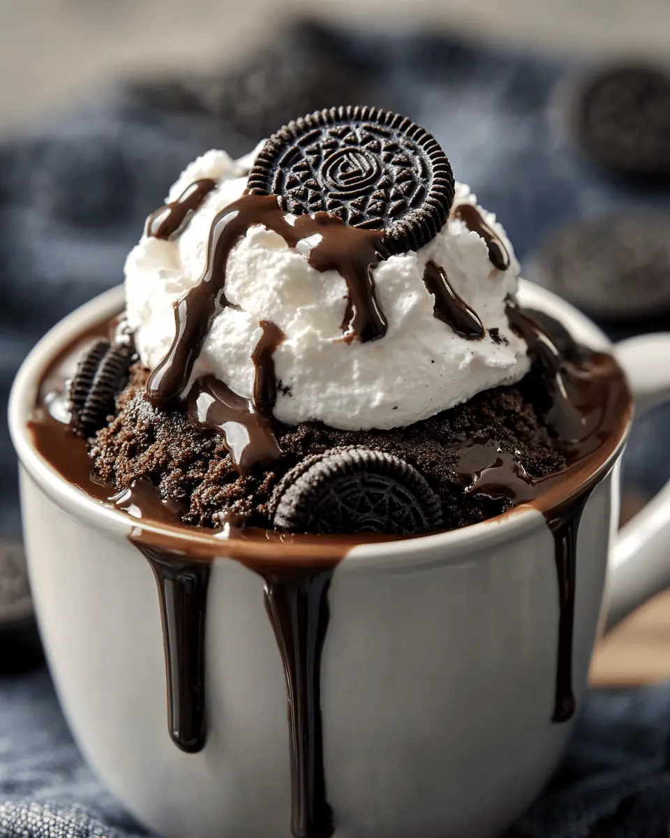 Oreo Mug Cake First Image First Image