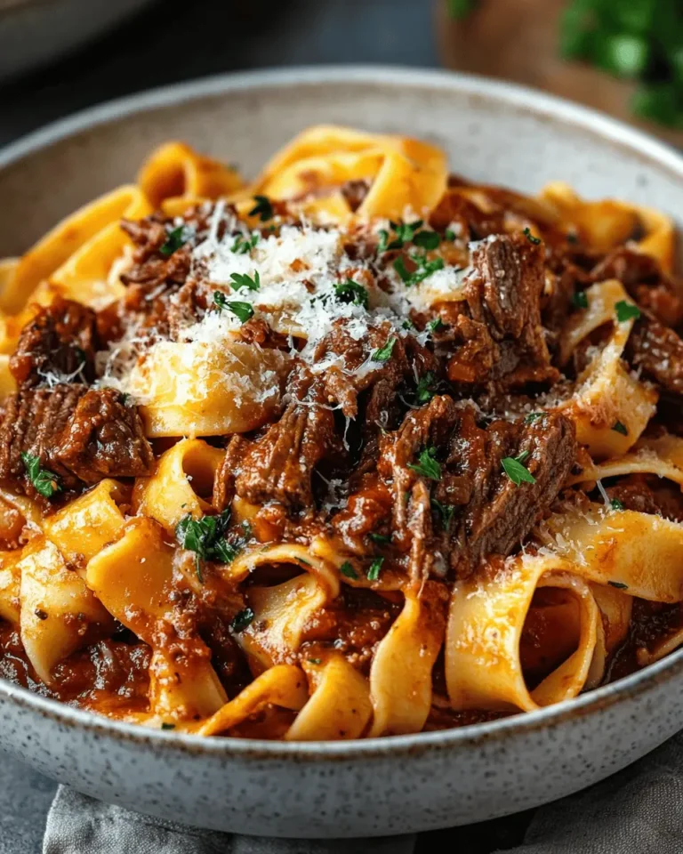 Beef & Red Wine Ragu Pappardelle First Image First Image