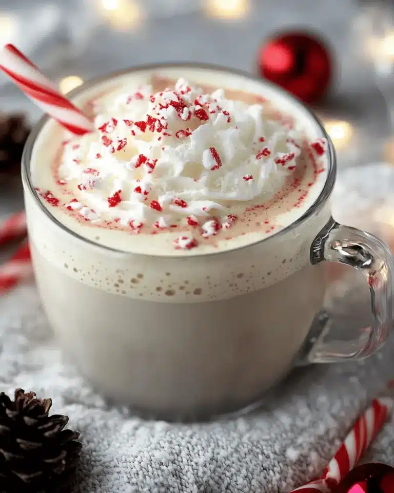 White Chocolate Candy Cane Latte First Image First Image