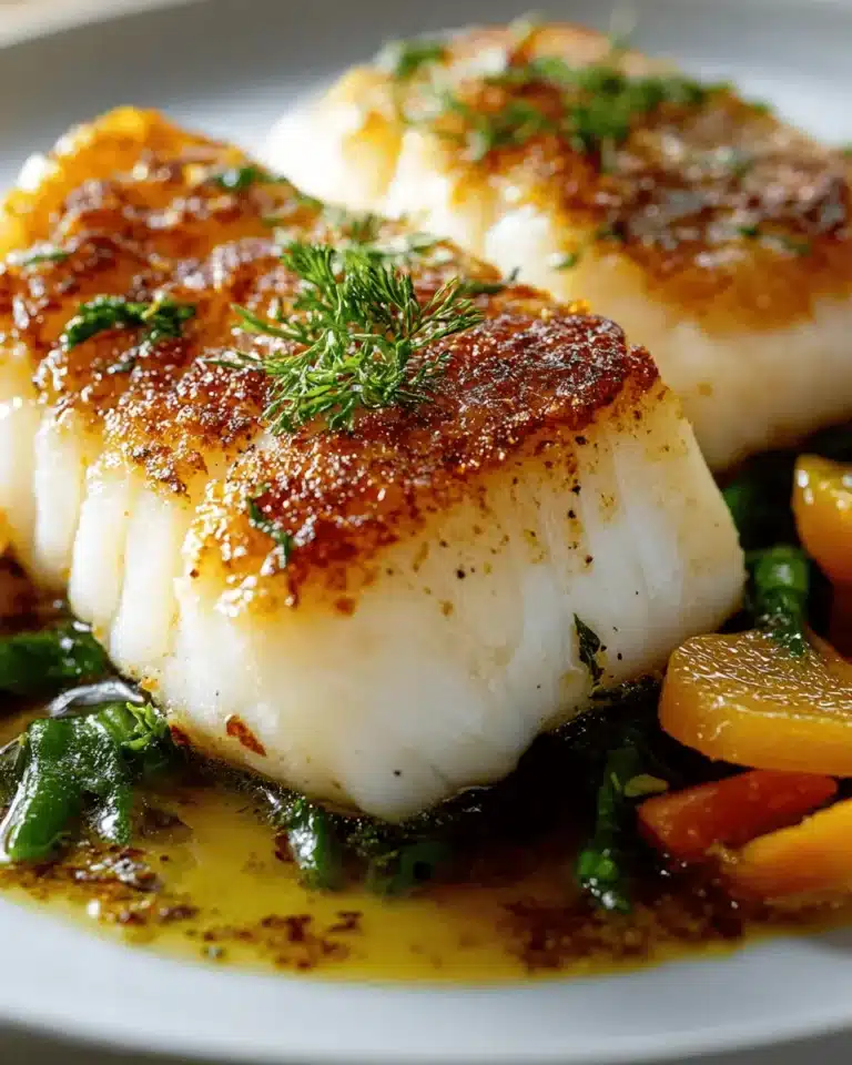 Butter-Poached Cod with Crispy Edges First Image First Image