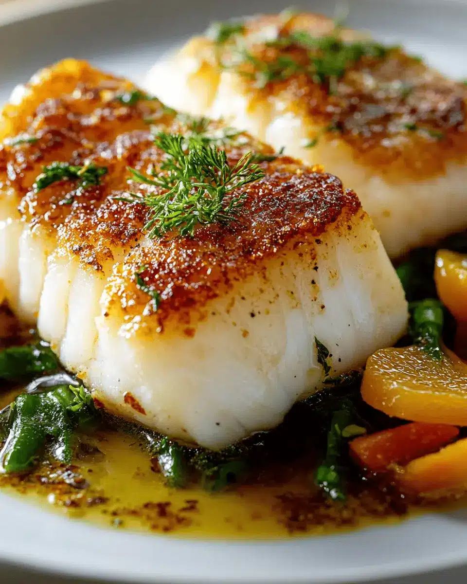 Butter-Poached Cod with Crispy Edges First Image First Image