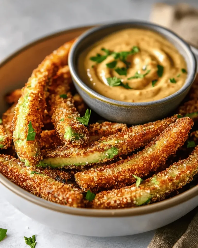 Chipotle Aioli Avocado Fries – Air Fryer Keto Crispy First Image First Image