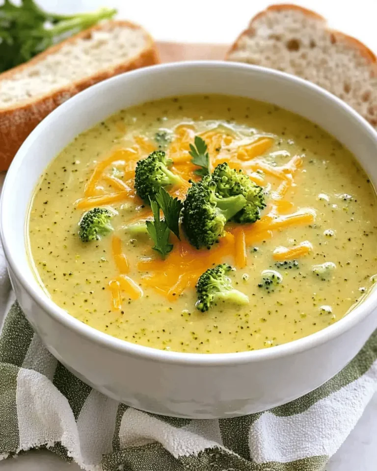 Panera's Broccoli Cheddar Soup First Image First Image