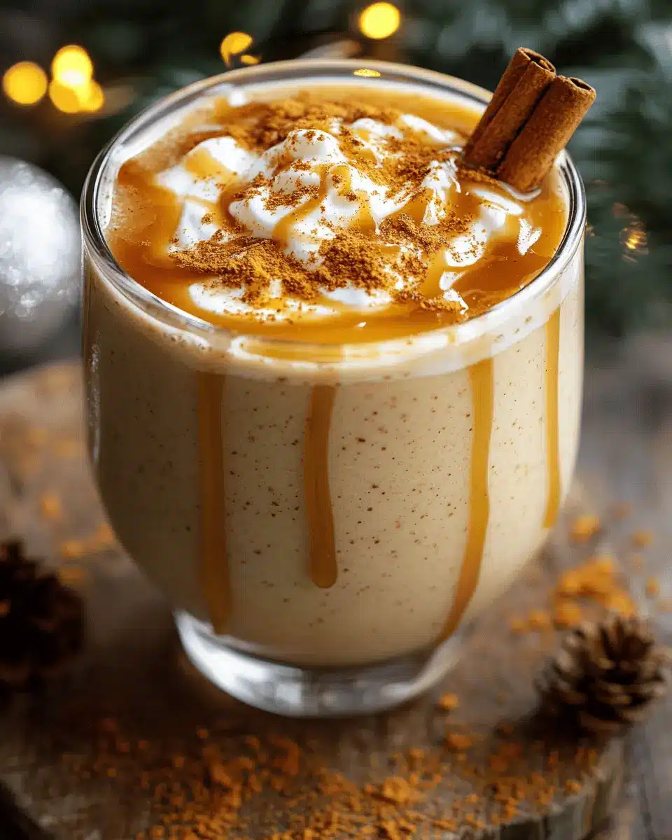 Caramel Eggnog Smoothie First Image First Image