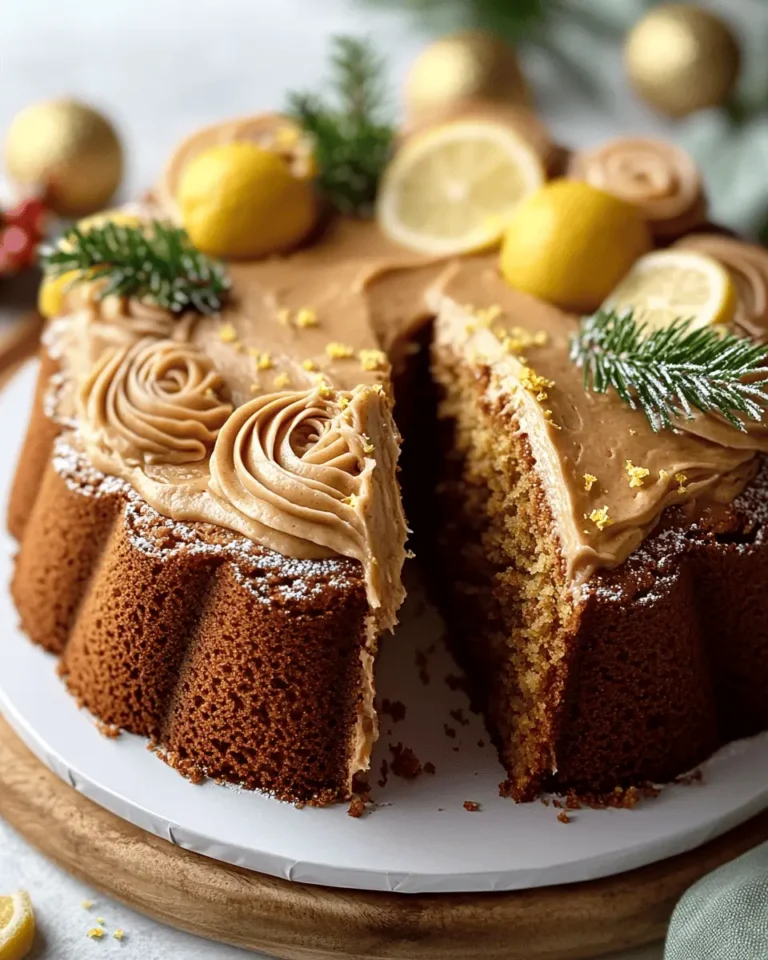 Gingerbread Cake with Lemon Hint First Image First Image