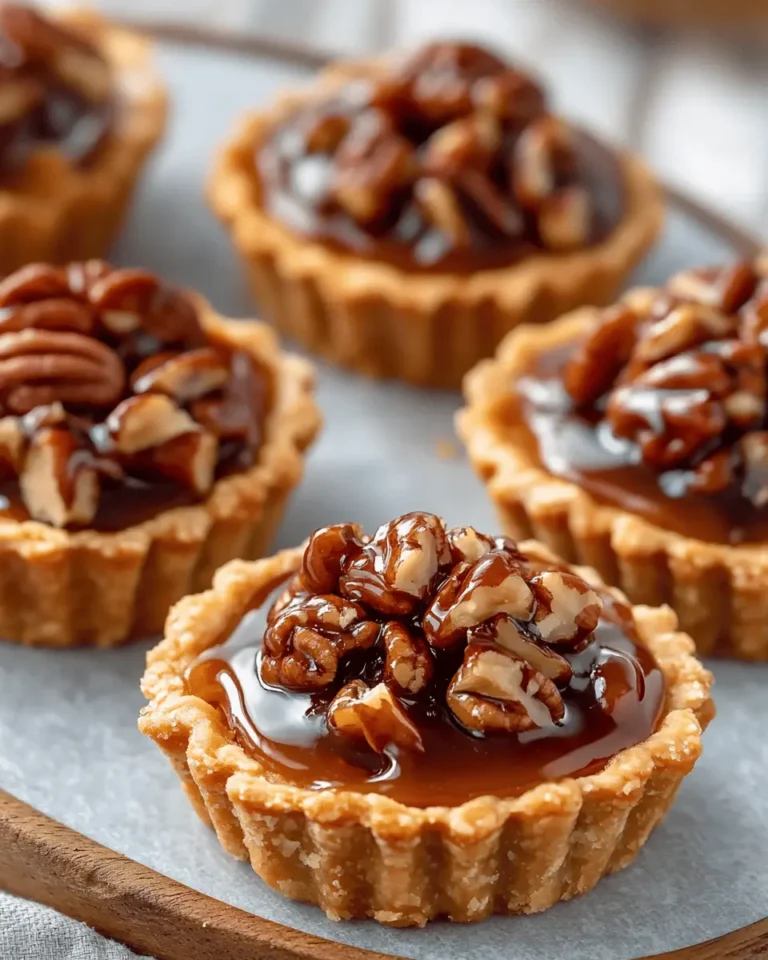 Mini Caramel Pecan Tarts First Image First Image