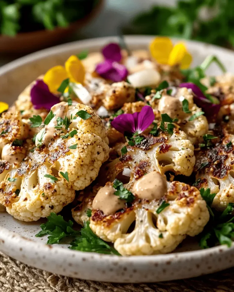 Za’atar Roasted Cauliflower Steaks First Image First Image