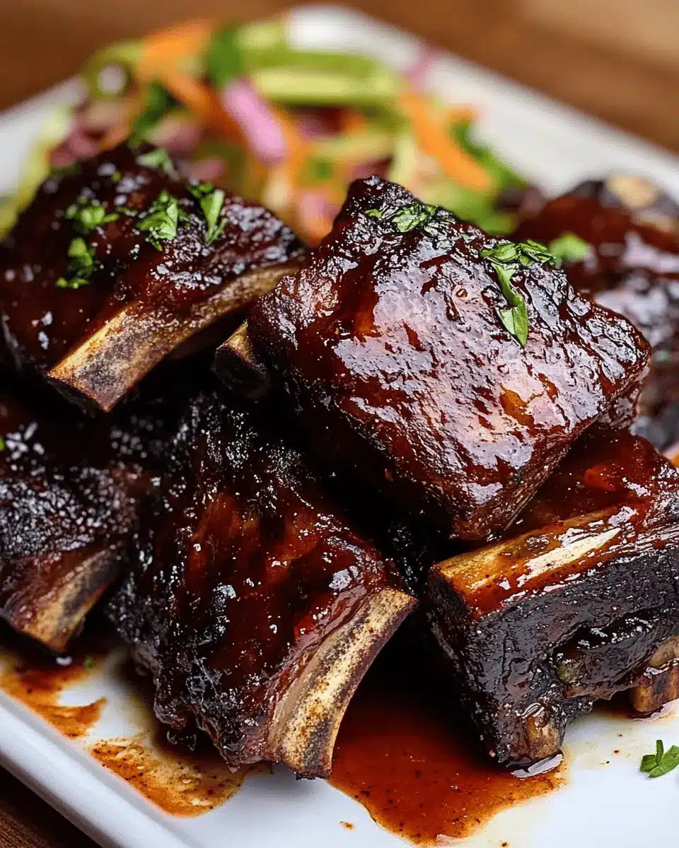 Smoked Buffalo Short Ribs First Image First Image