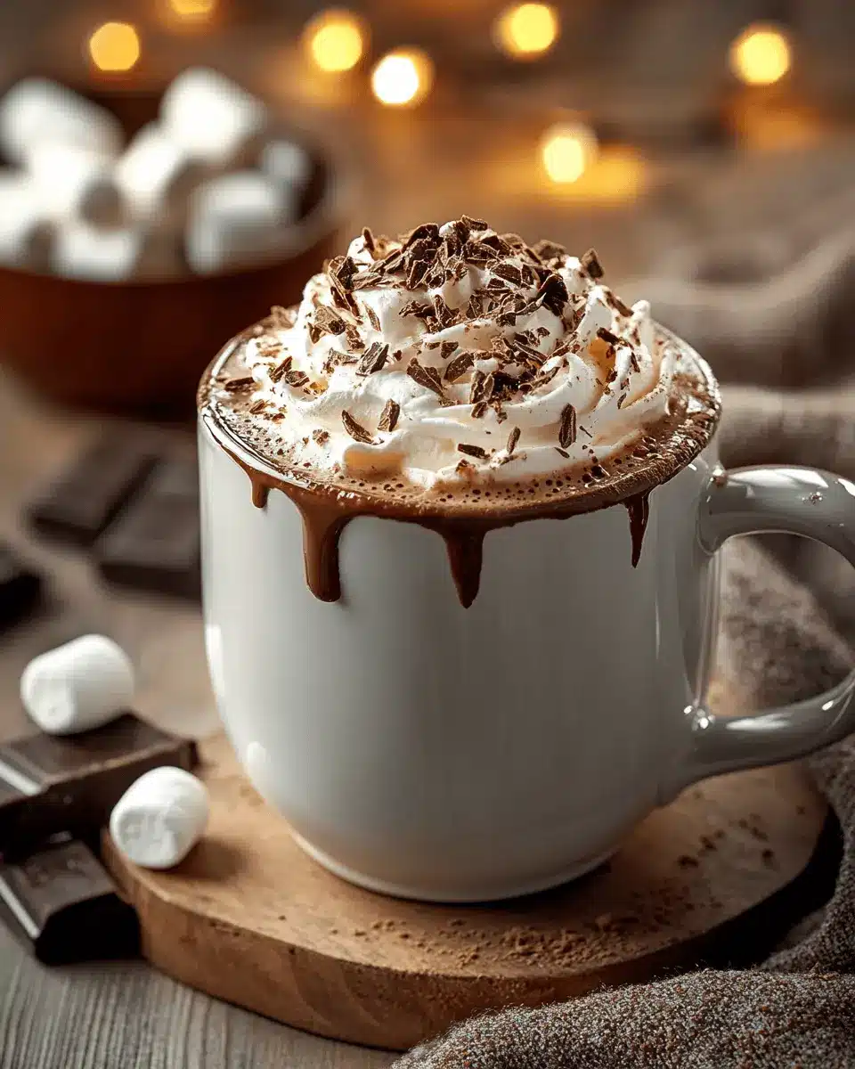 Extra Creamy Holiday Hot Chocolate First Image First Image