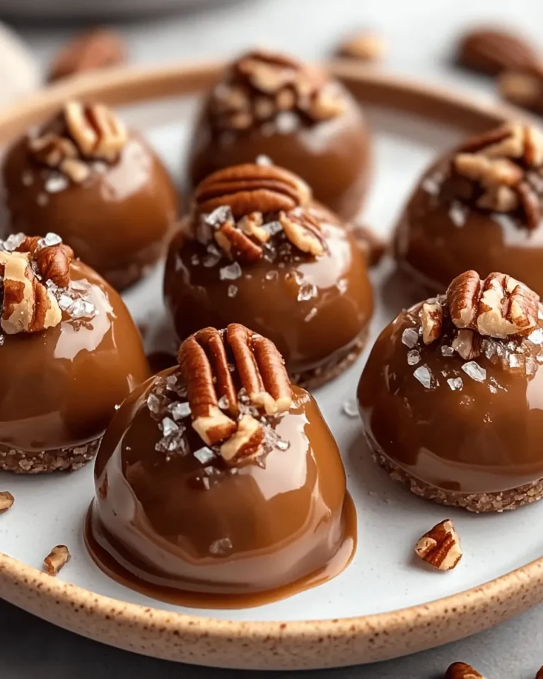 Keto Salted Caramel Pecan Fat Bombs (Sugar-Free) First Image First Image