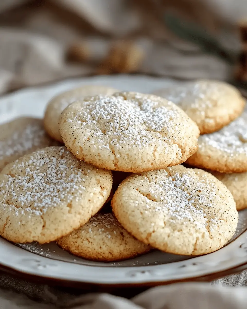 Soft Vanilla Nutmeg Sugar Cookies First Image First Image