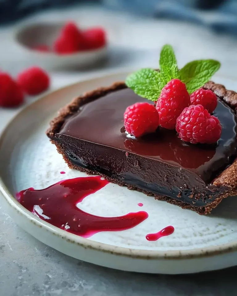 Baked Chocolate Tart First Image First Image