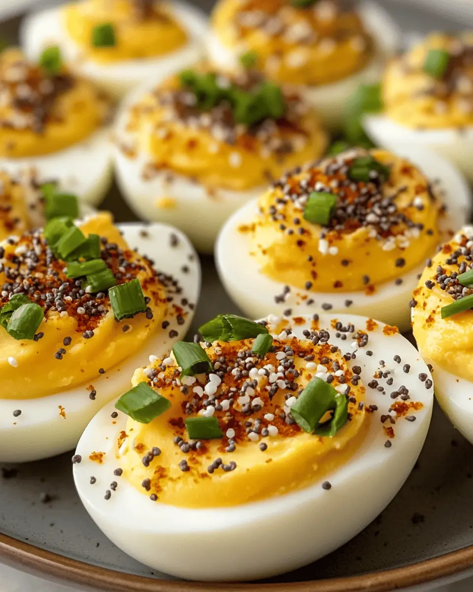 Everything Bagel Keto Deviled Eggs (High-Protein, Low-Carb) First Image First Image