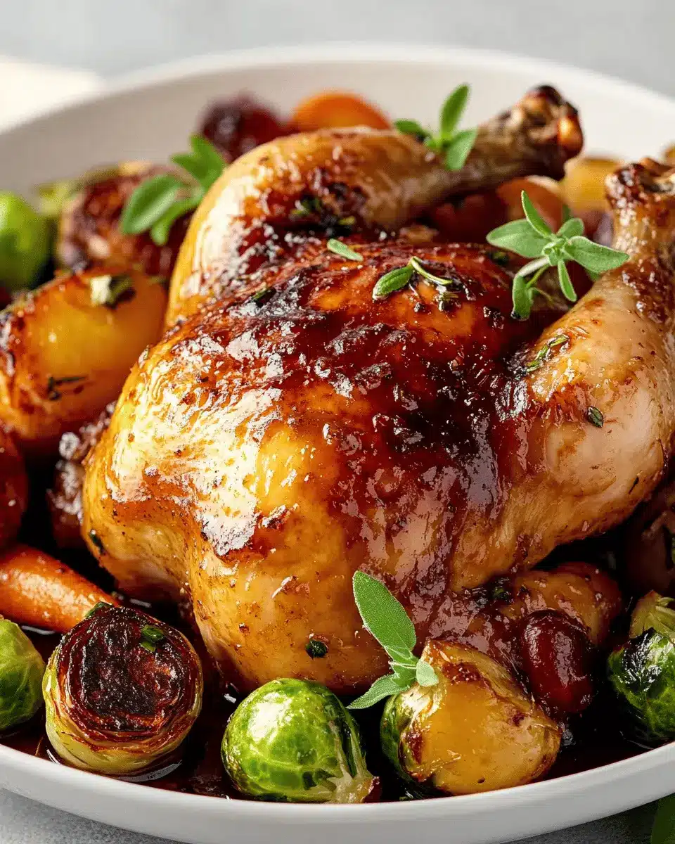 Maple Glazed Holiday Chicken First Image First Image