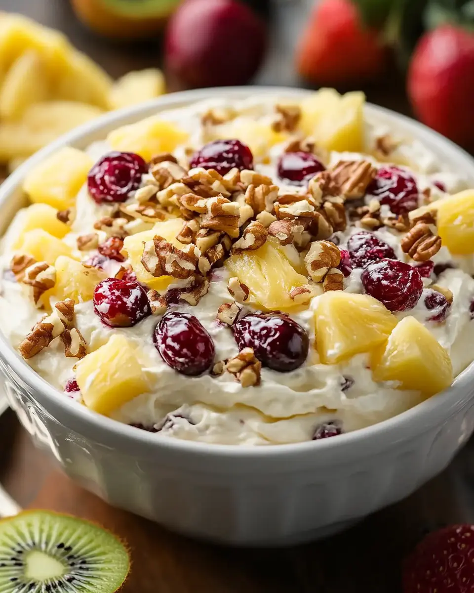 Pineapple Cranberry Cream Cheese Dessert Dip: Irresistibly Creamy