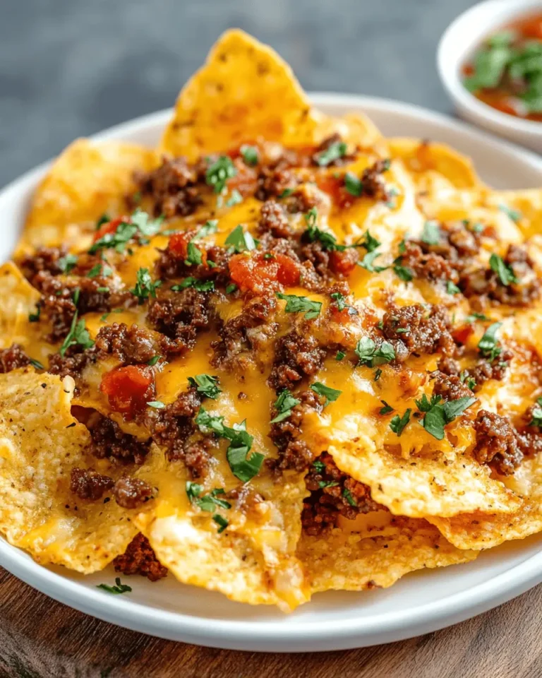 Crispy Cheese Chips with Ground Beef Crumbles First Image First Image