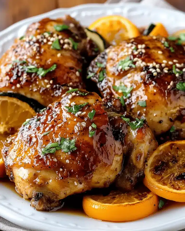 Spiced Orange Glazed Chicken First Image First Image