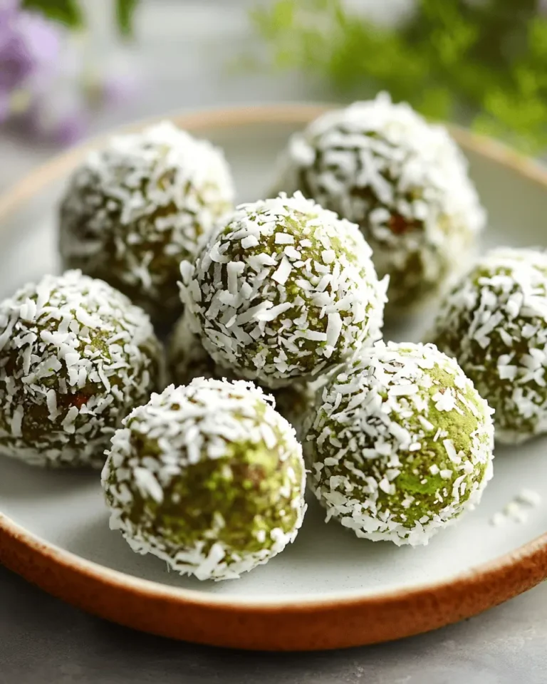 Coconut Matcha Truffles First Image First Image