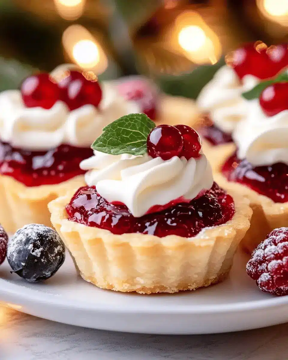 Christmas Jam & Cream Tartlets First Image First Image