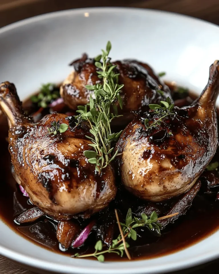 Quail in Garlic-Infused Beef Drippings First Image First Image