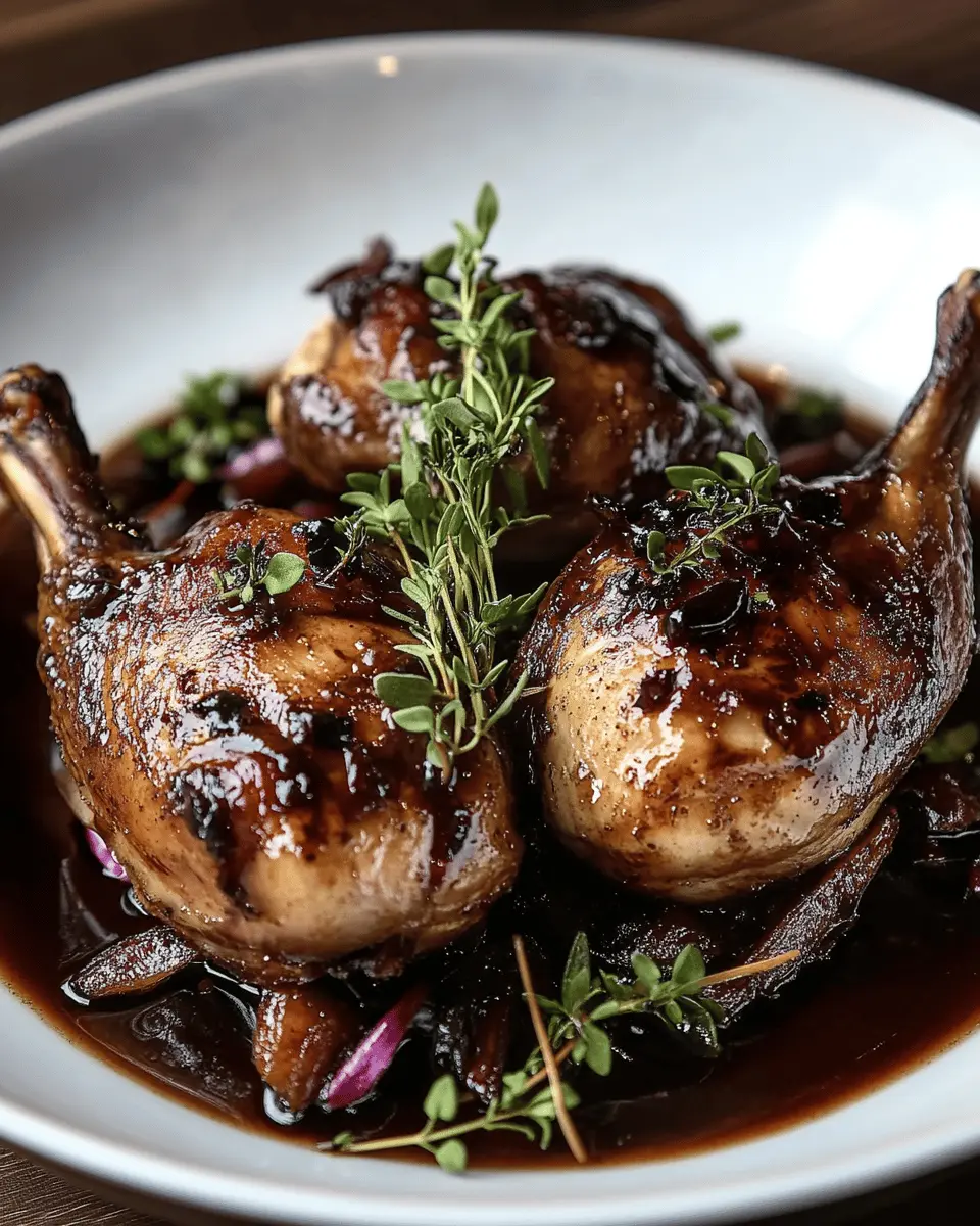Quail in Garlic-Infused Beef Drippings First Image First Image