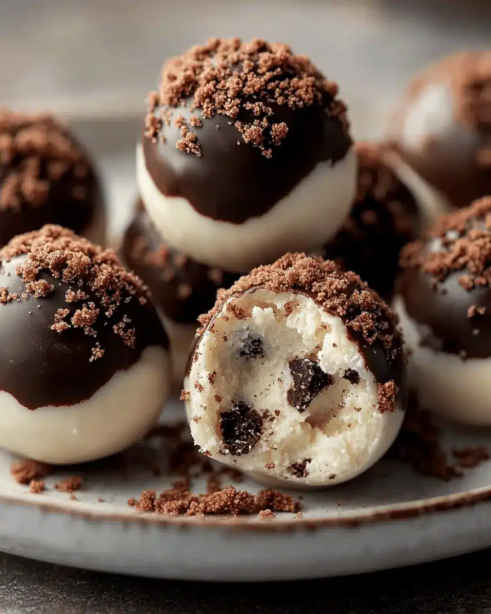 Chocolate Covered Cookie-and-Cream Truffles First Image First Image