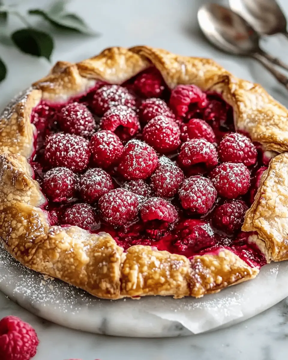 Raspberry Rose Galette First Image First Image