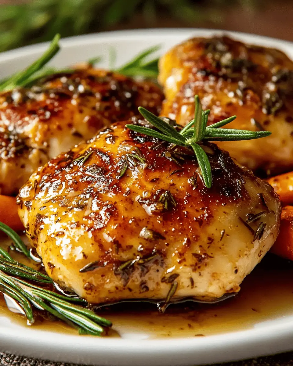 Honey Garlic Rosemary Chicken First Image First Image