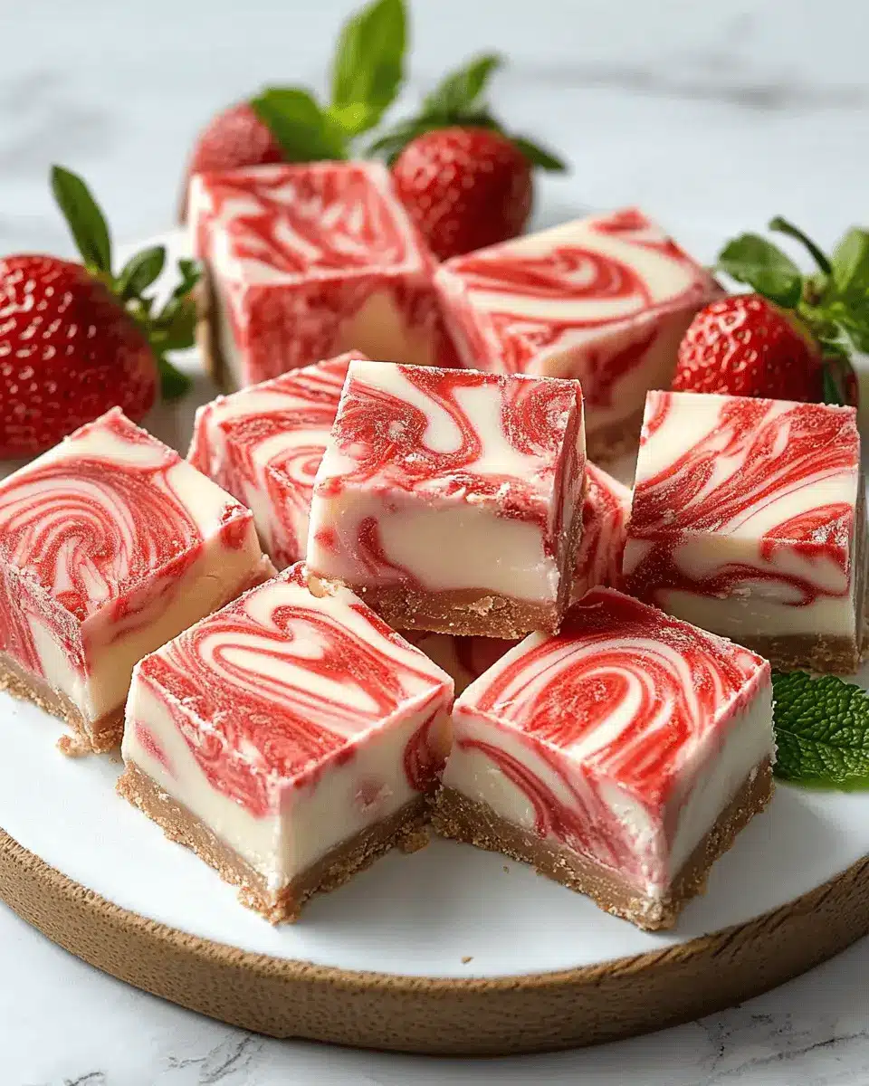 Strawberry White Chocolate Fudge First Image First Image