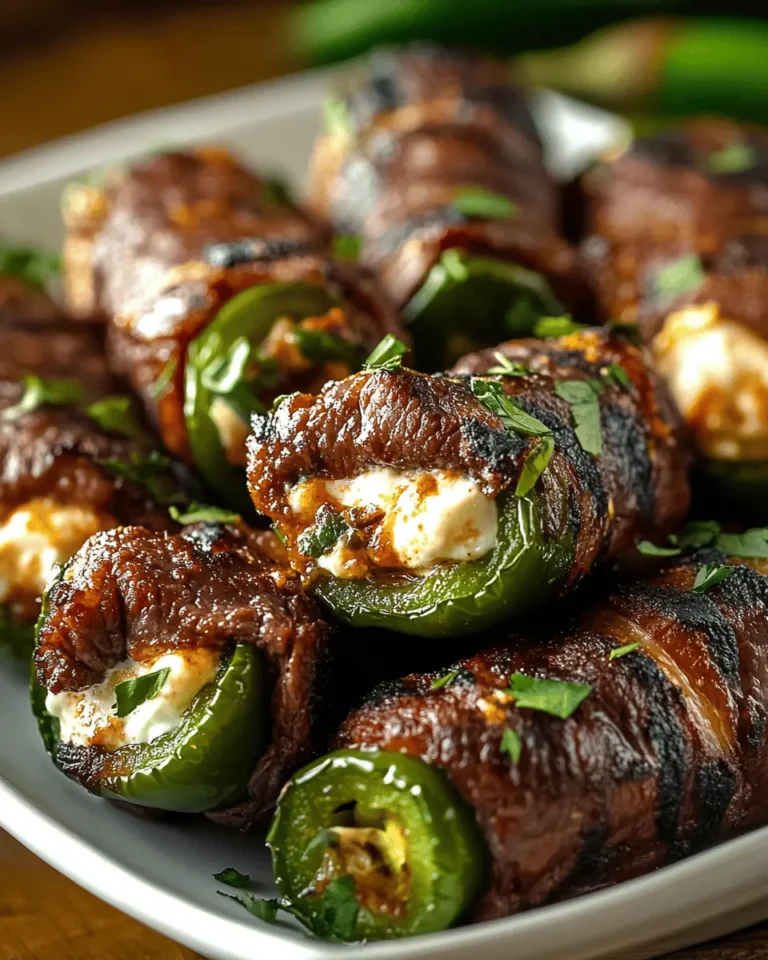 Beef-Wrapped Cream Cheese Jalapeños First Image First Image