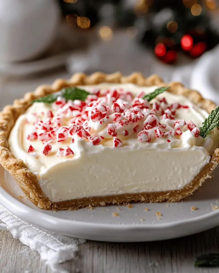 White Chocolate Peppermint Cream Pie First Image First Image