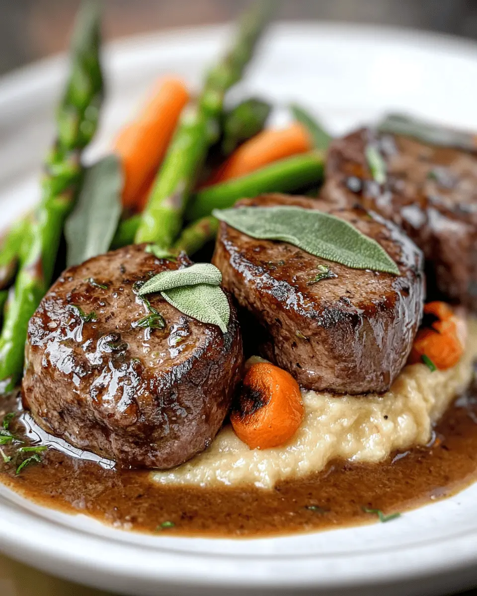 Elk Medallions in Sage Butter Sauce First Image First Image