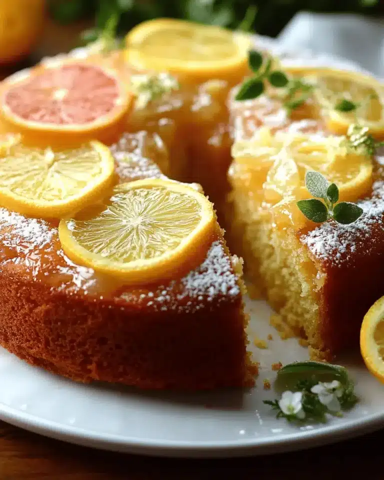 Olive Oil Cake with Citrus Glaze First Image First Image