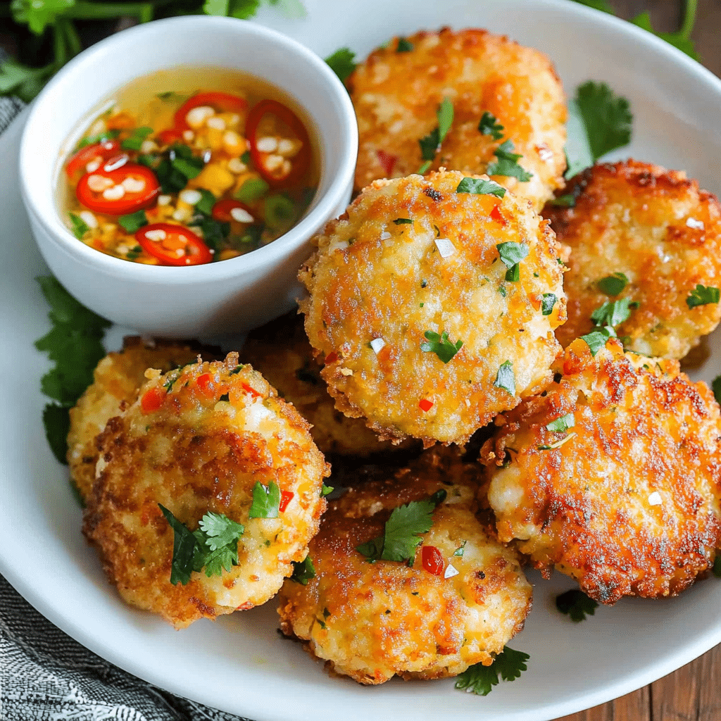 Crispy Chinese Shrimp Cakes