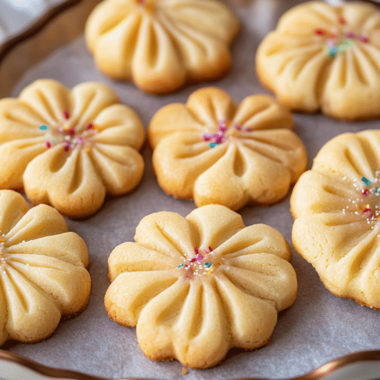Piped Danish Butter Cookies