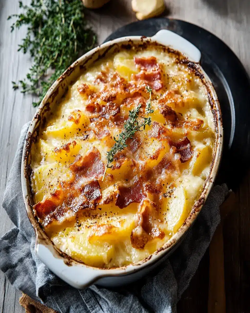 Tartiflette (French Potato, Bacon, and Cheese Casserole) First Image First Image