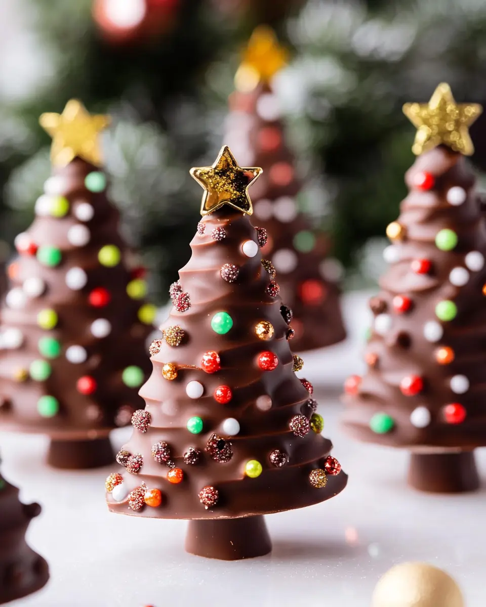 Christmas Chocolate Trees First Image First Image