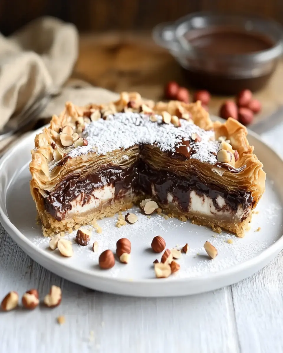 Choc Hazelnut Baklava Tart First Image First Image