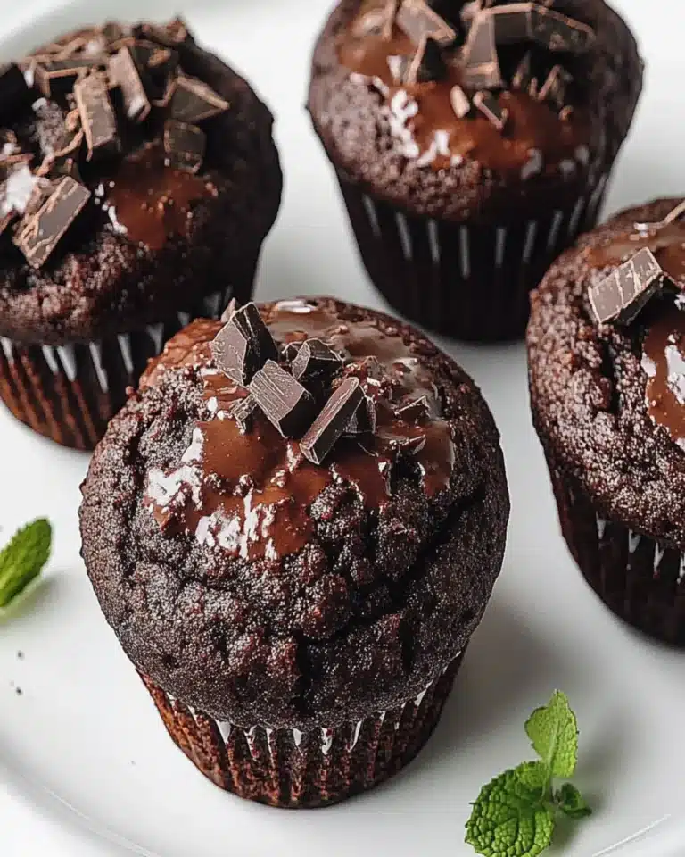 Double Chocolate Rye Muffins First Image First Image