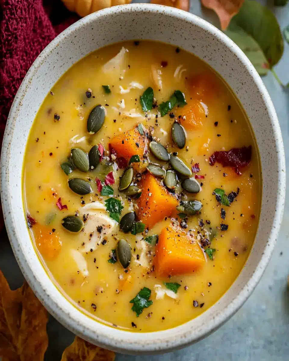 Creamy Chicken Butternut Soup First Image First Image
