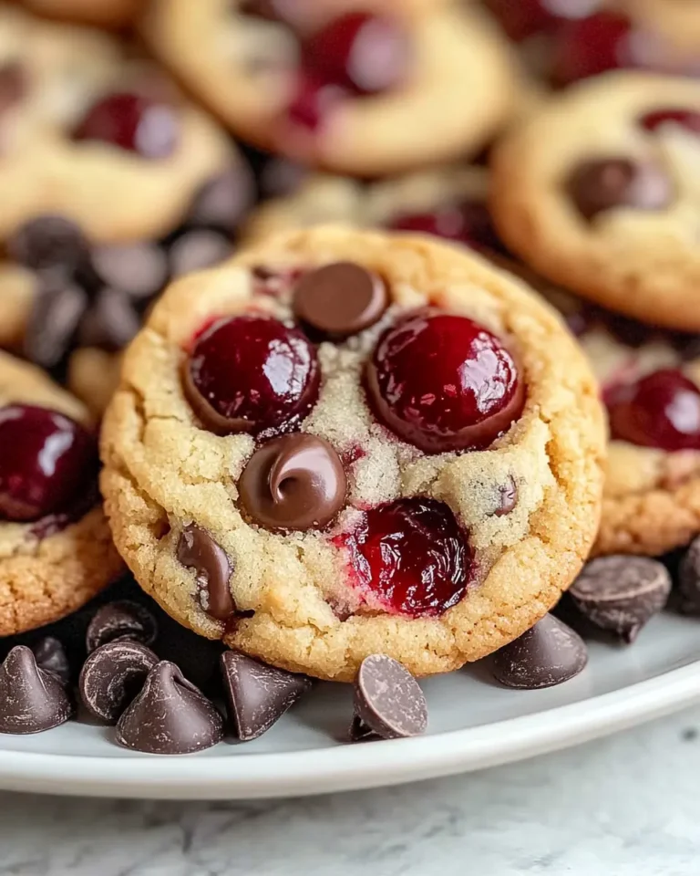 Heavenly Maraschino Cherry Chocolate Chip Cookies First Image First Image