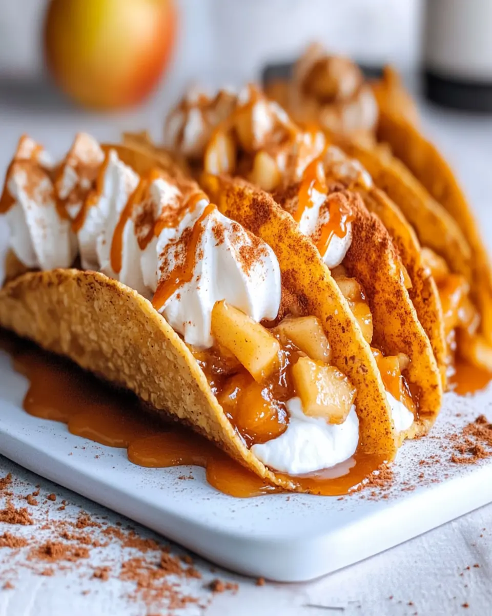 Apple pie cheesecake tacos First Image First Image
