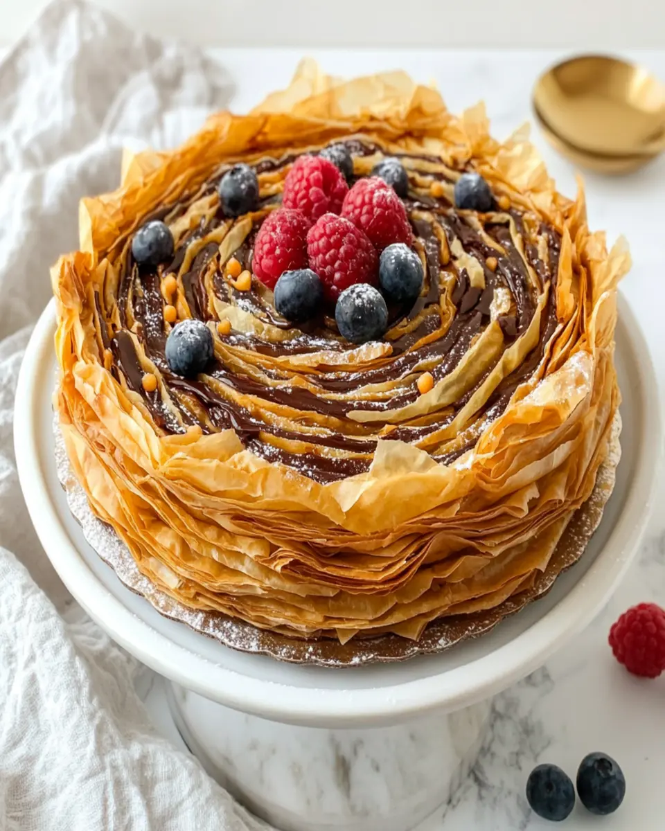 Viral Phyllo Crinkle Cake First Image First Image