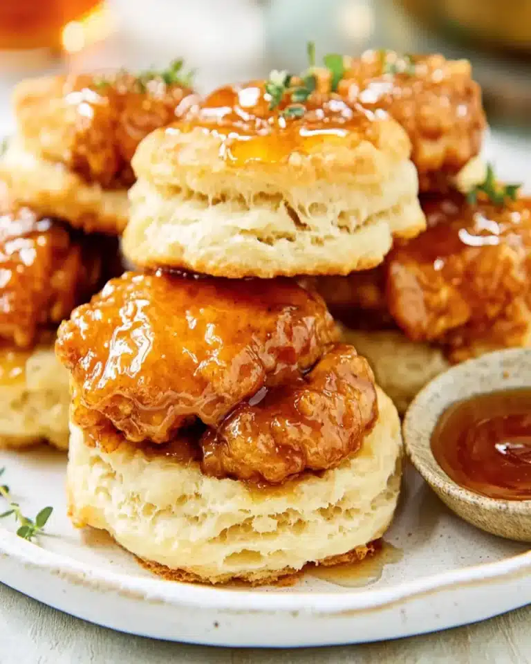 Hot Honey Chicken Biscuits First Image First Image