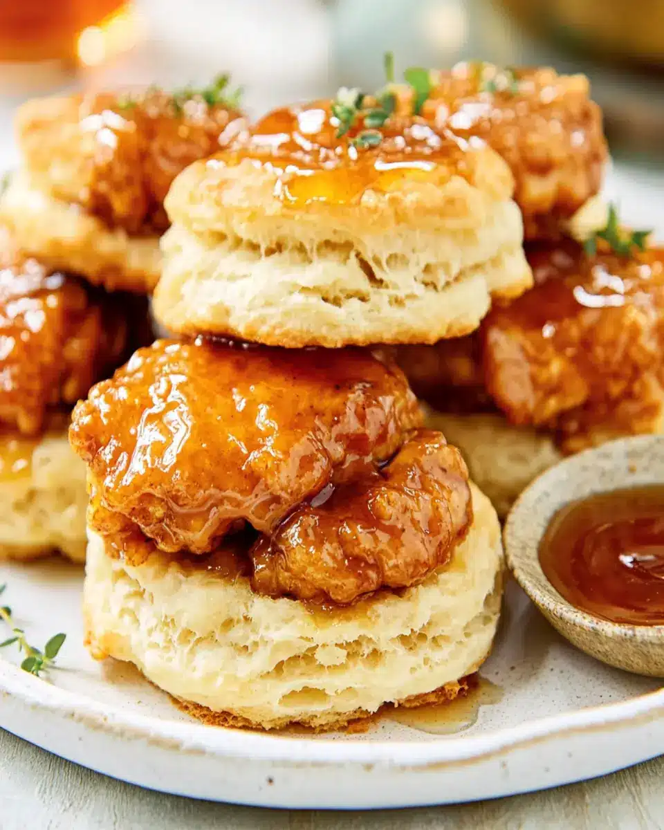 Hot Honey Chicken Biscuits First Image First Image