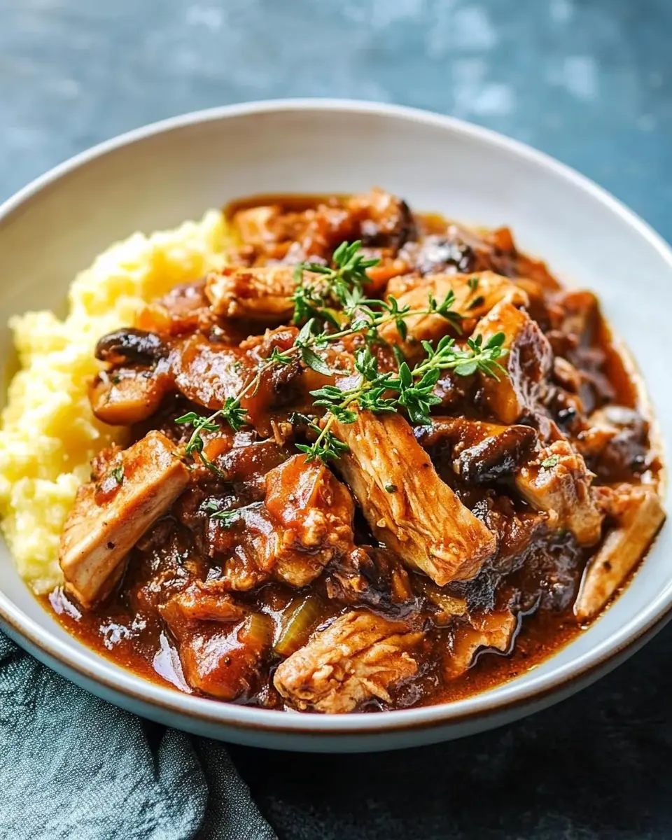 Pressure-Cooker Mushroom Pork Ragout First Image First Image