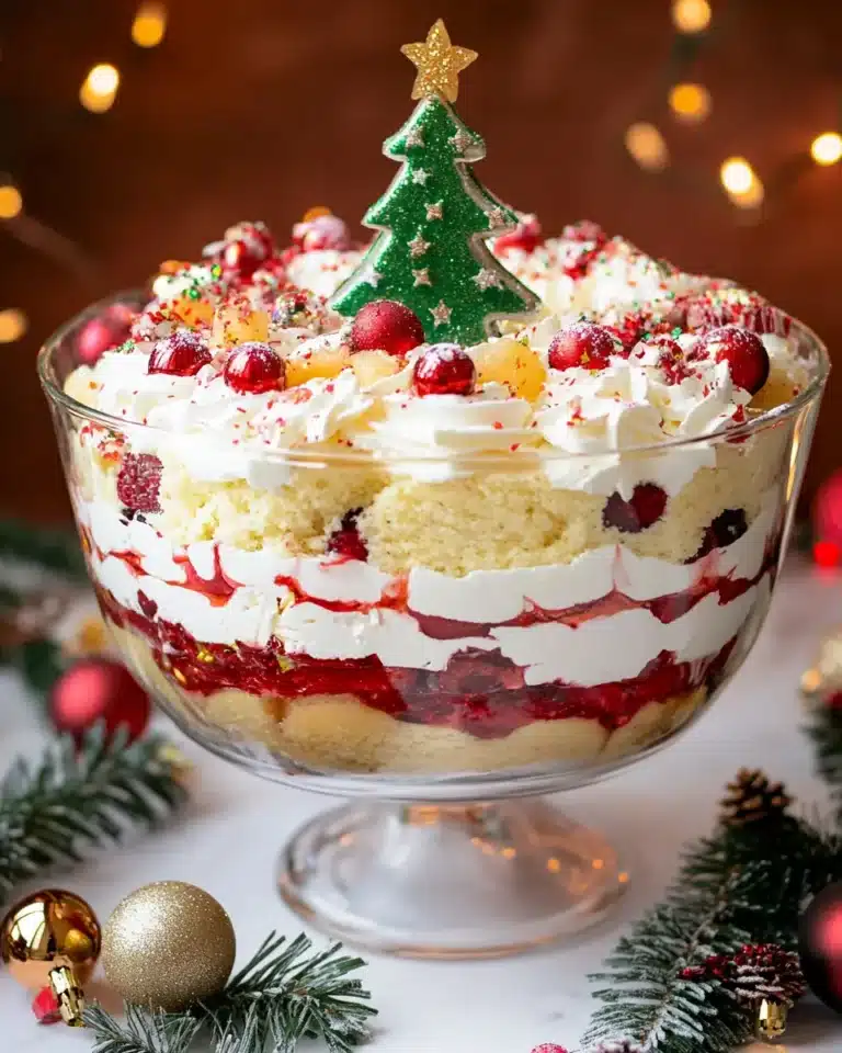 Easy Christmas Tree Cake Trifle First Image First Image